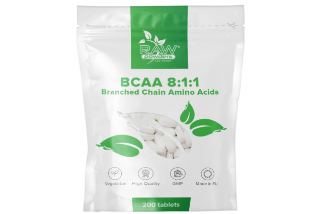 Raw Powders BCAA 8:1:1