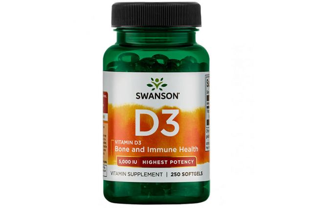 Swanson Vitaminas D3 (cholecalciferolis) 125µg 5000TV