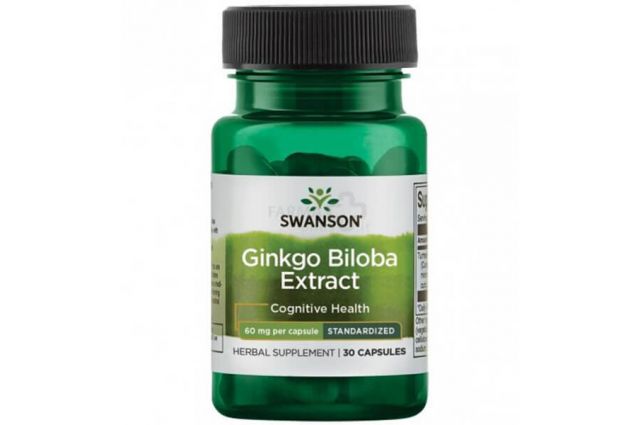 Swanson Ginkgo Biloba Extract 60mg 30kap