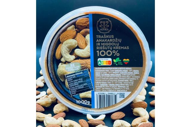 Almond - Cashew Butter 1000g Crunchy