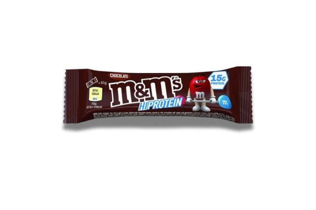 M&Ms HI Protein bar 51g Chocolate