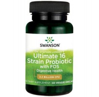 Swanson Ultimate 16 Strain Probiotic with FOS