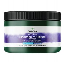 Swanson 100% Pure Magnesium Citrate Powder.