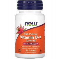 Vitamin D-3 2000IU High Potency 120 caps