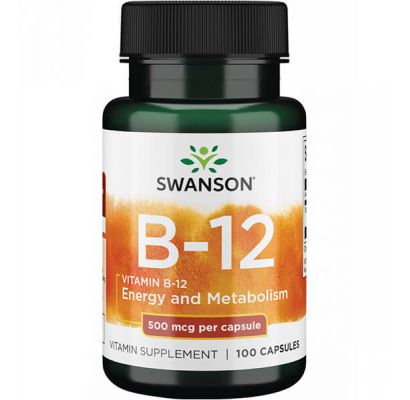 Swanson Vitamin B12 500mcg