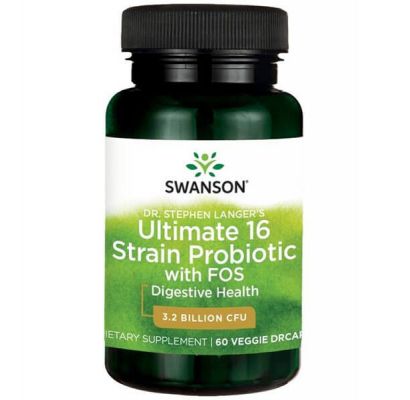 Swanson Ultimate 16 Strain Probiotic with FOS