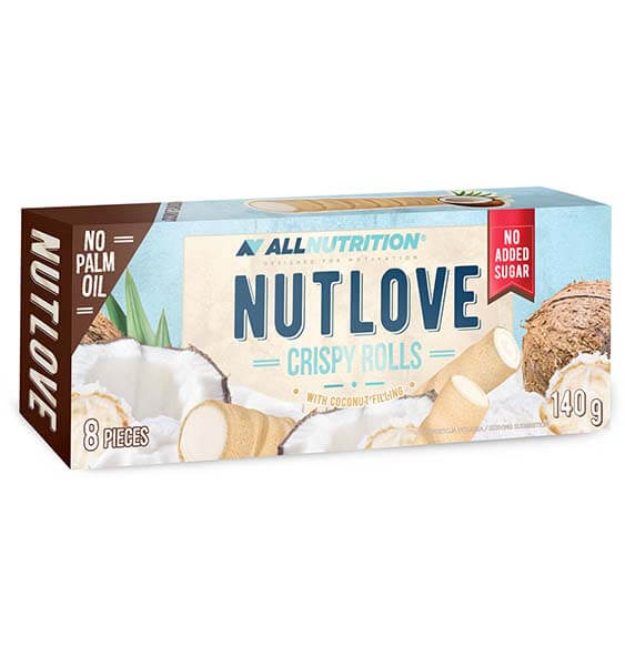 NutLove Crispy Rolls 140g Coconut