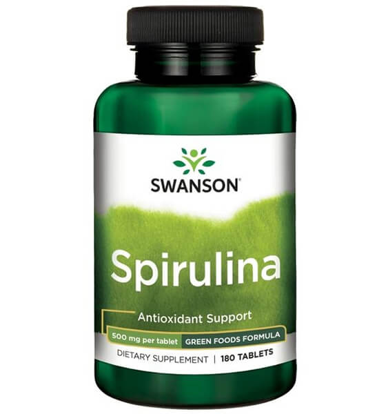 Swanson Spirulina 500mg