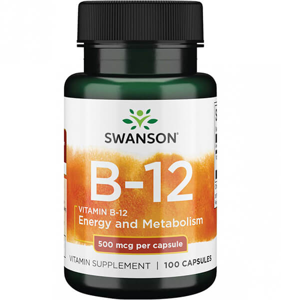 Swanson Vitamin B12 500mcg