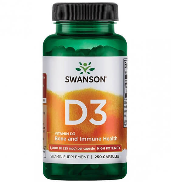 Swanson VITAMINAS D3 1000TV