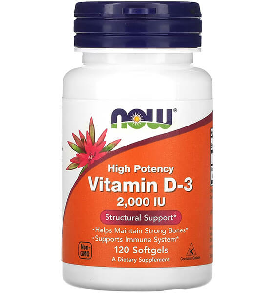 Vitamin D-3 2000IU High Potency 120 caps