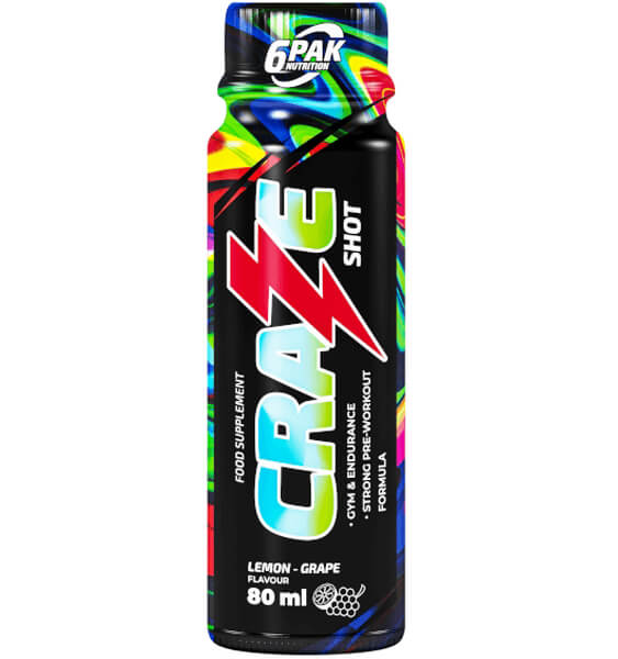 6Pak Craze shot 80 ml