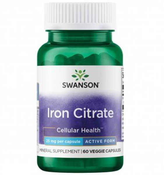 Iron Citrate 25mg 60 cap