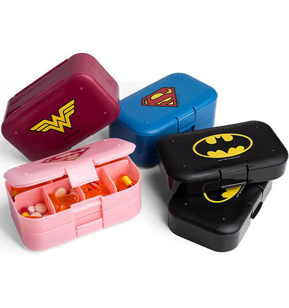 SmartShake Pill Box organizer DC 2 pack